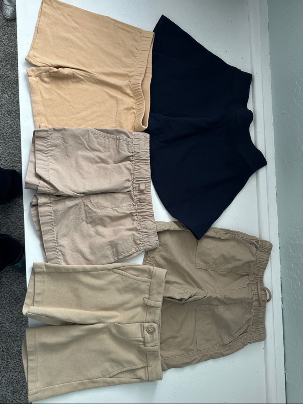 OshKosh B'gosh Navy and Tan Kids Shorts Pack